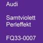 Preview: Audi, Samtviolett Perleffekt, FQ33-0007.